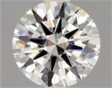 Natural Diamond 0.90 Carats, Round with Excellent Cut, I Color, SI1 Clarity and Certified by GIA