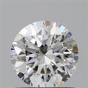 Picture of Natural Diamond 1.00 Carats, Round with Very Good Cut, H Color, SI2 Clarity and Certified by GIA