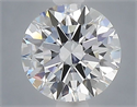 Lab Grown Diamond 1.05 Carats, Round with Excellent Cut, D Color, VVS2 Clarity and Certified by IGI
