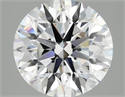 Lab Grown Diamond 3.01 Carats, Round with Excellent Cut, E Color, VS1 Clarity and Certified by IGI
