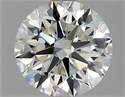 Natural Diamond 1.54 Carats, Round with Excellent Cut, H Color, IF Clarity and Certified by GIA