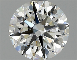 Picture of Natural Diamond 1.54 Carats, Round with Excellent Cut, H Color, IF Clarity and Certified by GIA