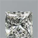 Natural Diamond 0.82 Carats, Princess with  Cut, H Color, VVS2 Clarity and Certified by IGI
