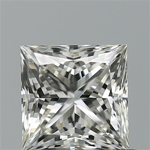 Picture of Natural Diamond 0.82 Carats, Princess with  Cut, H Color, VVS2 Clarity and Certified by IGI