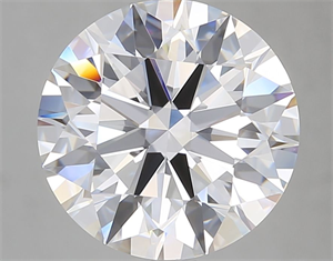 Picture of Lab Grown Diamond 4.07 Carats, Round with Ideal Cut, D Color, VVS1 Clarity and Certified by IGI