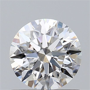Picture of Natural Diamond 0.83 Carats, Round with Excellent Cut, D Color, VS2 Clarity and Certified by GIA