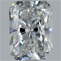 Natural Diamond 1.51 Carats, Radiant with  Cut, F Color, VS1 Clarity and Certified by GIA
