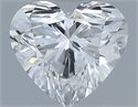 Natural Diamond 0.34 Carats, Heart with  Cut, D Color, VVS2 Clarity and Certified by GIA