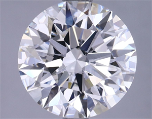 Picture of Lab Grown Diamond 3.12 Carats, Round with Ideal Cut, G Color, VVS2 Clarity and Certified by IGI