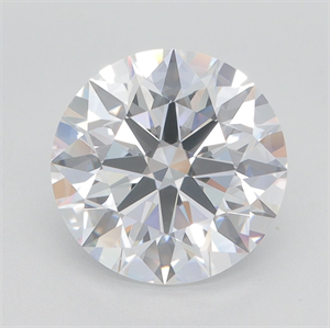 Picture of Lab Grown Diamond 3.68 Carats, Round with Excellent Cut, D Color, VVS1 Clarity and Certified by GIA