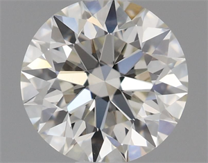 Picture of Natural Diamond 0.75 Carats, Round with Excellent Cut, J Color, VVS2 Clarity and Certified by GIA