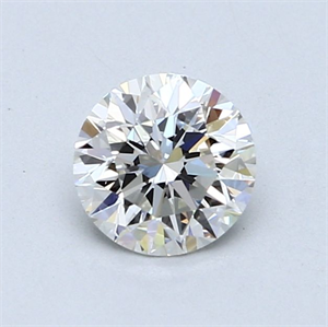 Picture of Natural Diamond 0.83 Carats, Round with Very Good Cut, G Color, IF Clarity and Certified by GIA