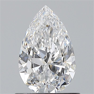 Foto Diamante Natural 0.70 quilates, De pera , Color D, claridad VS1 y certificado GIA de