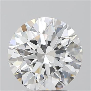 Foto Diamante Natural 2.50 quilates, Redondo , Color E, claridad VS2 y certificado GIA de