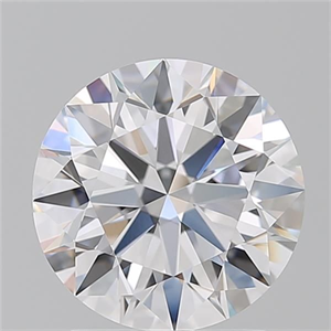 Picture of Natural Diamond 2.10 Carats, Round with Excellent Cut, E Color, VVS1 Clarity and Certified by GIA