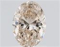Natural Diamond 1.01 Carats, Oval with  Cut, N Color, VS2 Clarity and Certified by GIA