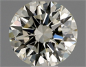 Diamante Natural 0.42 quilates, Redondo , Color K, claridad VS2 y certificado IGI