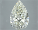 Natural Diamond 9.62 Carats, Pear with  Cut, K Color, VS2 Clarity and Certified by IGI