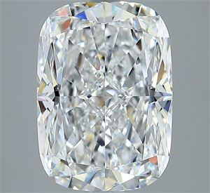 Picture of Natural Diamond 4.06 Carats, Cushion with  Cut, E Color, VS2 Clarity and Certified by GIA
