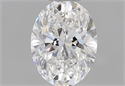 Natural Diamond 0.44 Carats, Oval with  Cut, E Color, VVS2 Clarity and Certified by GIA