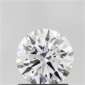 Del inventario de diamantes de laboratorio, 1.23 quilates, Redondo , Color D, claridad VVS2 y certificado IGI