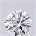 Natural Diamond 2.01 Carats, Round with Excellent Cut, D Color, SI1 Clarity and Certified by GIA