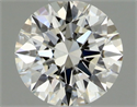 Natural Diamond 0.40 Carats, Round with Excellent Cut, H Color, VVS1 Clarity and Certified by GIA