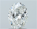 Diamante Natural 1.20 quilates, Ovalado , Color G, claridad SI2 y certificado GIA
