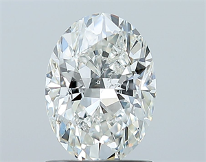 Foto Diamante Natural 1.20 quilates, Ovalado , Color G, claridad SI2 y certificado GIA de
