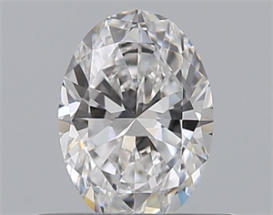 Picture of Natural Diamond 0.43 Carats, Oval with  Cut, D Color, VS1 Clarity and Certified by GIA