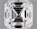 Natural Diamond 1.01 Carats, Asscher with  Cut, E Color, VS1 Clarity and Certified by GIA