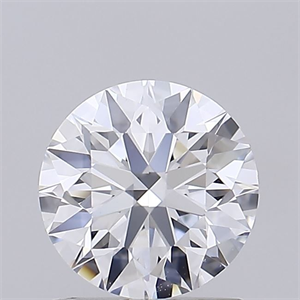 Picture of Lab Grown Diamond 1.26 Carats, Round with Ideal Cut, D Color, VVS2 Clarity and Certified by IGI
