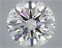 Del inventario de diamantes de laboratorio, 1.09 quilates, Redondo , Color D, claridad VVS2 y certificado IGI