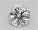 Lab Grown Diamond 1.02 Carats, Round with Ideal Cut, D Color, VVS2 Clarity and Certified by IGI