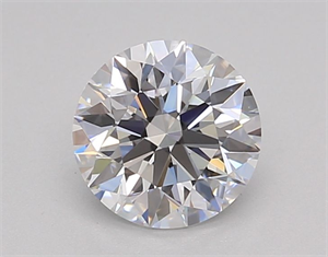 Picture of Lab Grown Diamond 1.02 Carats, Round with Ideal Cut, D Color, VVS2 Clarity and Certified by IGI