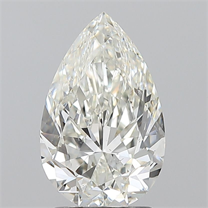 Picture of Natural Diamond 2.01 Carats, Pear with  Cut, I Color, SI1 Clarity and Certified by GIA