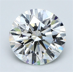 Foto Diamante Natural 2.01 quilates, Redondo , Color F, claridad VVS2 y certificado GIA de