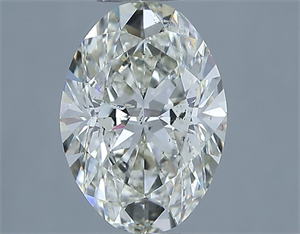 Foto Diamante Natural 1.70 quilates, Ovalado , Color J, claridad SI2 y certificado IGI de