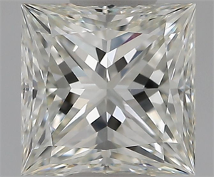 Picture of Natural Diamond 1.01 Carats, Princess with  Cut, I Color, VS2 Clarity and Certified by GIA