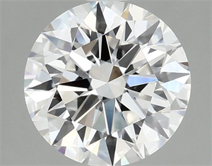 Picture of Lab Grown Diamond 2.00 Carats, Round with Excellent Cut, D Color, VVS2 Clarity and Certified by IGI