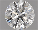 Natural Diamond 0.71 Carats, Round with Very Good Cut, G Color, SI2 Clarity and Certified by IGI