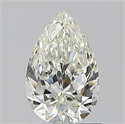 Natural Diamond 1.00 Carats, Pear with  Cut, H Color, VS2 Clarity and Certified by IGI