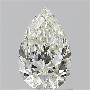 Picture of Natural Diamond 1.00 Carats, Pear with  Cut, H Color, VS2 Clarity and Certified by IGI