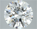 Natural Diamond 5.06 Carats, Round with Excellent Cut, G Color, VS1 Clarity and Certified by GIA