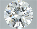Natural Diamond 5.06 Carats, Round with Excellent Cut, G Color, VS1 Clarity and Certified by GIA