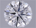 Lab Grown Diamond 1.39 Carats, Round with Ideal Cut, F Color, SI1 Clarity and Certified by IGI