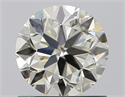 Diamante Natural 0.90 quilates, Redondo , Color J, claridad VS2 y certificado IGI