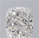 Natural Diamond 0.70 Carats, Cushion with  Cut, F Color, VS1 Clarity and Certified by GIA