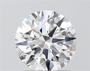 Picture of Lab Grown Diamond 1.41 Carats, Round with Ideal Cut, D Color, VVS2 Clarity and Certified by IGI