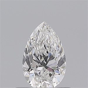 Picture of Natural Diamond 0.50 Carats, Pear with  Cut, E Color, SI1 Clarity and Certified by GIA